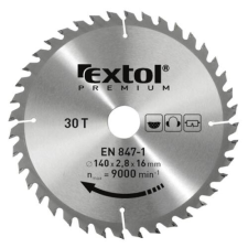 Extol Prémium körfűrészlap, keményfém lapkás 140x16 mm, T30 (8803210) fűrészlap