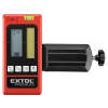 Extol Premium lézeres vevő/detektor/jelfogó vízszintezőhöz, PIROS és ZÖLD, 50m (8823390)