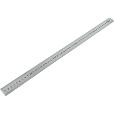 Extol vonalzó, 50 × 3 cm, rozsdamentes acél; mindkét oldalán mm-es beosztás (459) mérőszerszám