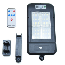  Extra fényes napelemes kültéri LED lámpa, 120W - 128 LED, távirányító kültéri világítás