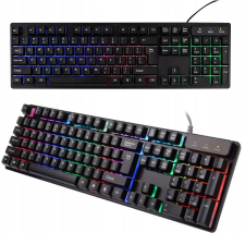 ExtraLink EX.22684 Mechanikus Vezetékes Gaming Billentyűzet ENG - Fekete (EX.22684) billentyűzet