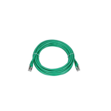 ExtraLink F/UTP CAT6 Patch kábel 5m Zöld kábel és adapter