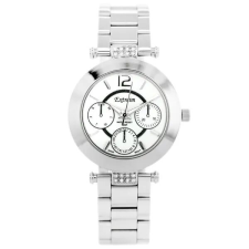 Extreim női karóra – ezüst fém szíj, kvarc, WR30, 32 mm tok karóra