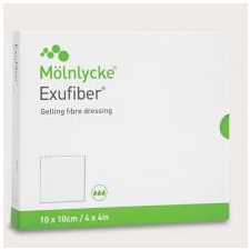 Exufiber 4,5 x 30 cm polymer kötszer 10 db/doboz gyógyászati segédeszköz