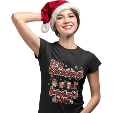  Ez a karácsonyi kávézós pólóm - Karácsonyi Női Póló