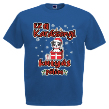  Ez a karácsonyi kutyás pólóm - Karácsonyi Férfi Póló férfi póló