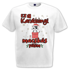  Ez a karácsonyi macskás pólóm - Karácsonyi Férfi Póló