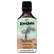EzerJóFű Feketedió+ prémium elixír 50ml alkoholmentes, növényi glicerinnel vitamin és táplálékkiegészítő