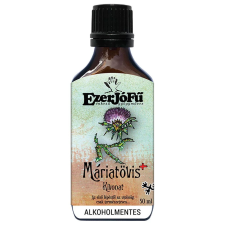 EzerJóFű Máriatövis+ kivonat 50ml alkoholmentes, növényi glicerinnel gyógyhatású készítmény