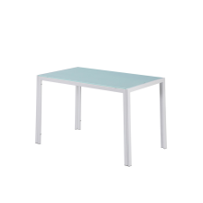  Ezra 120 cm szögletes üveg étkezőasztal bútor