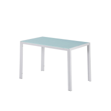  Ezra 120 cm szögletes üveg étkezőasztal bútor