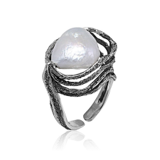  Ezüst Athina Gyűrű Gyönggyel gyűrű