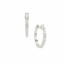  Ezüst Fülbevaló Brazil Ametiszttel, XMP349 fülbevaló