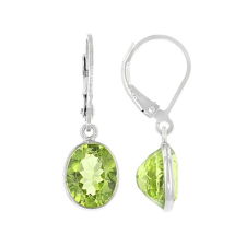  Ezüst Fülbevaló Changbai Peridottal, Y56591 fülbevaló