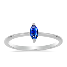  Ezüst Gyűrű Ausztrál Kék Zafírral, Y60055/59 gyűrű