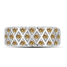  Ezüst Gyűrű Pezsgő Moissanite-tal, Y62791/57 gyűrű