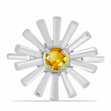  Ezüst Gyűrű Ural Citrinnel, Y60489/54 gyűrű