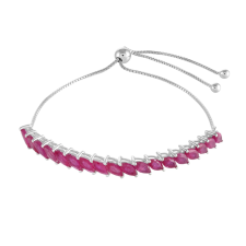 Ezüst Karkötő Thai Rubinnal, PCY10977 karkötő