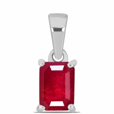  Ezüst Medál Madagaszkári Rubinnal, Y61252 medál