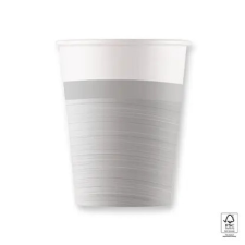 Ezüst Next Generation Silver papír pohár 8 db-os 200 ml FSC party kellék