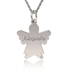  Ezüst nyaklánc Angelas medálmodellel