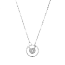  Ezüst Nyaklánc Fehér Ónixszal és Fehér Topázzal, AIAGL41 nyaklánc