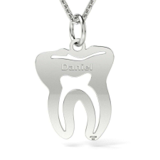  Ezüst nyaklánc modell Dintisor nyaklánc