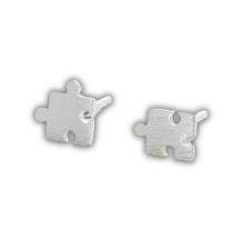  Ezüst puzzle fülbevaló fülbevaló