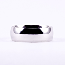  Ezüst ródiumozott karikagyűrű gyűrű