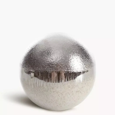  Ezüst színű dekorációs kerámiagömb dekoráció