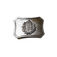  Ezüst színű fém címeres övcsat ( 8x5,5 cm) ajándéktárgy
