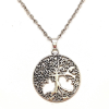  Ezüst színű nagyméretű Öreg Fa medál nyaklánccal