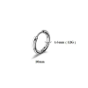  Ezüst Színű Titánium Karika Piercing - 10 mm