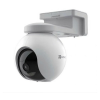 ezviz HB8 kültéri akkumulátoros kamera + szolár panel szett, 2K+ felbontás, 360°panoráma kép, színes éjszakai kép, H256