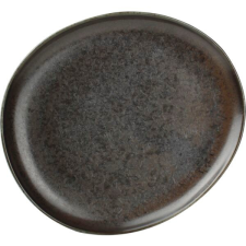 F2D Desszertes tányér, F2D Ceres Black, 21x18,5 cm tányér és evőeszköz