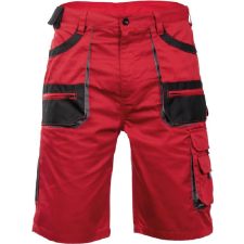 F&F FF Carl Be-01-009 Munkás Rövidnadrág Piros/Fekete - 58 munkaruha