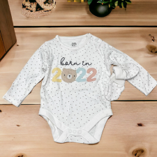 F&F Mackós body-kesztyűvel 3hó kombidressz, body