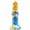 F*CK MY COLOR Dildo Wolorz 20 x 6cm aranykék