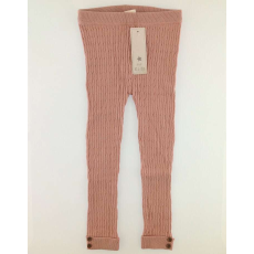 F&F F&F kislány halvány rózsaszín kötött leggings - 110