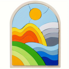 Fa 3D Kirakó puzzle, kirakós