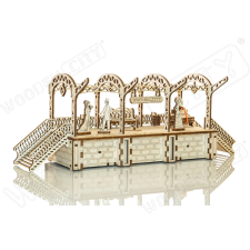 Fa 3D Kirakós - Vasútállomás puzzle, kirakós