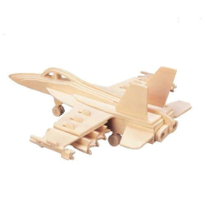 Fa 3D Puzzle Vadászgép Készlet puzzle, kirakós