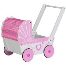 Fa baba babakocsi ECOTOYS játék babakocsi