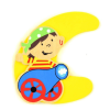  Fa betű C - sárga kalóz