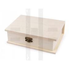  Fa doboz -12,5 x 17,5 cm dekorációs kellék