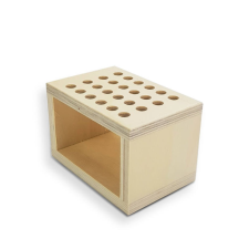 Fa ecset tartó 15cm x 10cm x 9,5cm dekorálható tárgy