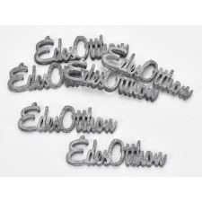  Fa Édes Otthon felirat szürke 10cm 6db/csomag dekorációs kellék