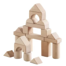  Fa építőjáték 22 darabos barkácsolás, építés