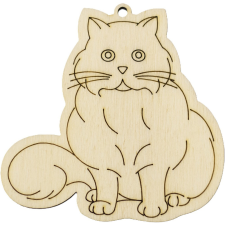  Fa figura 5db/csomag - Cica dekorációs kellék