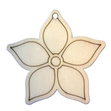  Fa figura 5db/csomag - Virág dekorációs kellék